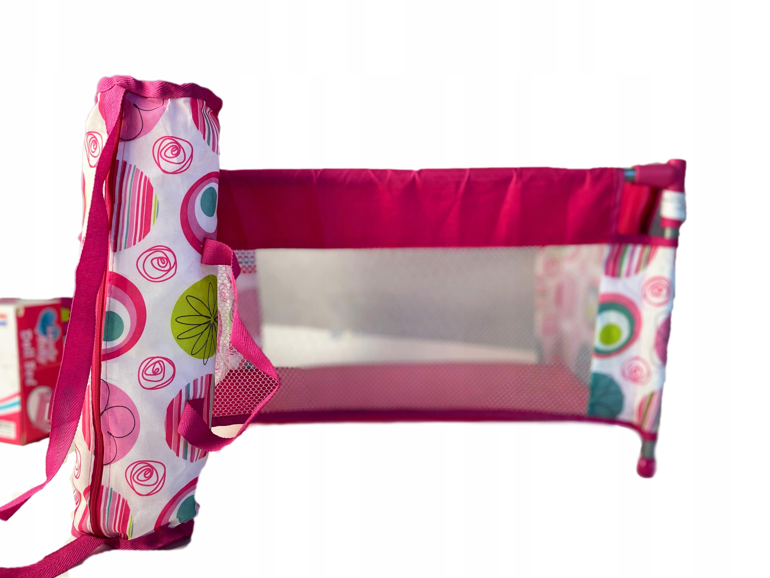 ŁÓŻECZKO TURYSTYCZNE dla lalek + TORBA Seria 0445