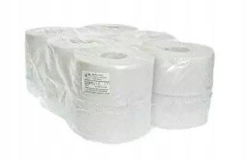 Papier Toaletowy Biały Jumbo Celuloza 2W 12szt x 100m