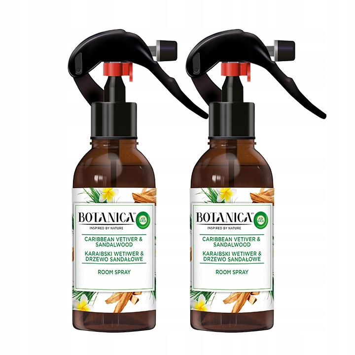 

Botanica by Air Wick Odświeżacz Vetiver Spray x2