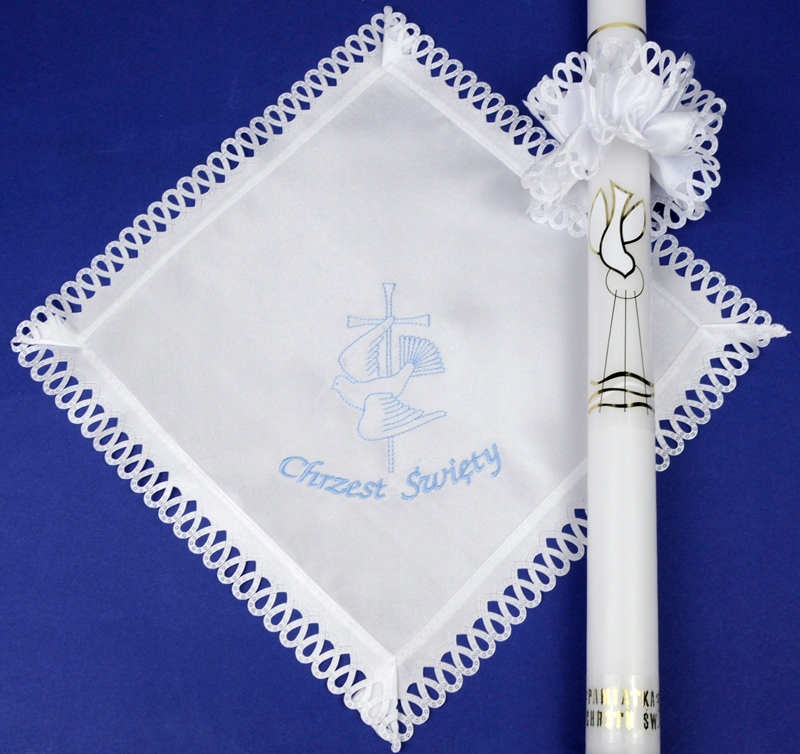 Zestaw do Chrztu - SZATKA I ŚWIECA ZE STROIKIEM Rodzaj zestaw