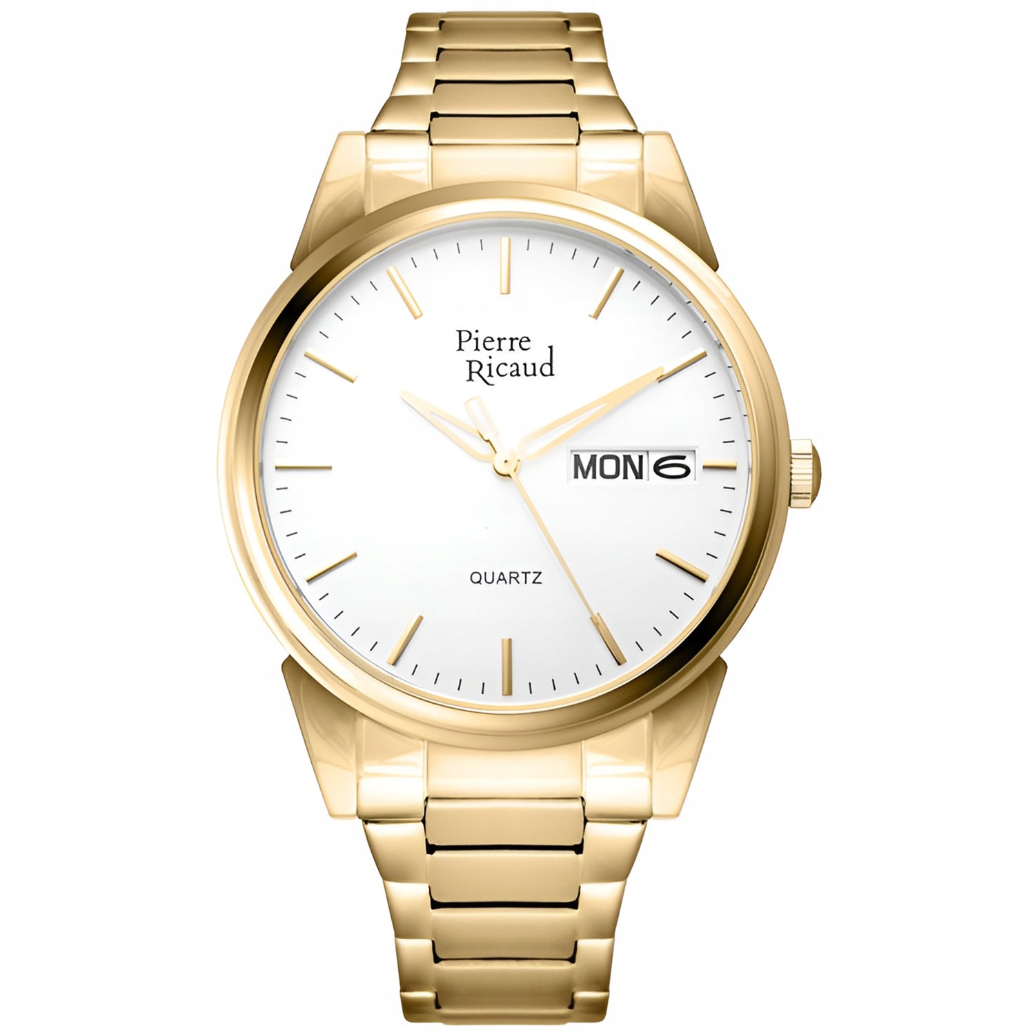 Pánské Hodinky Pierre Ricaud P91067.1113Q zlatý náramek