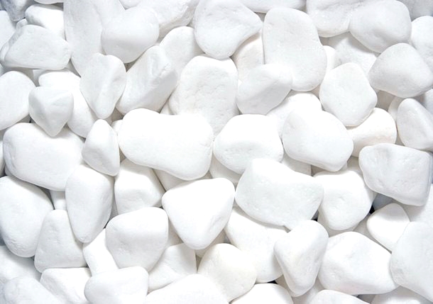 

Białe Kamienie Naturalne Grecja 1KG 2-4 CM 1KG Mat