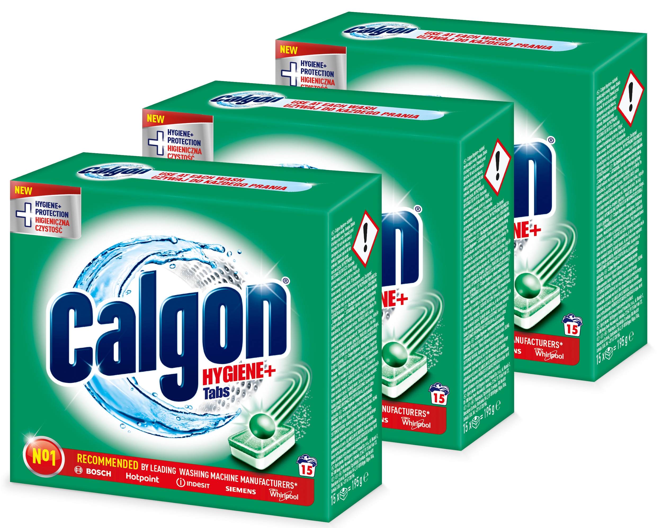 

Calgon Hygiene+ odkamieniacz Kapsułki do pralki 45