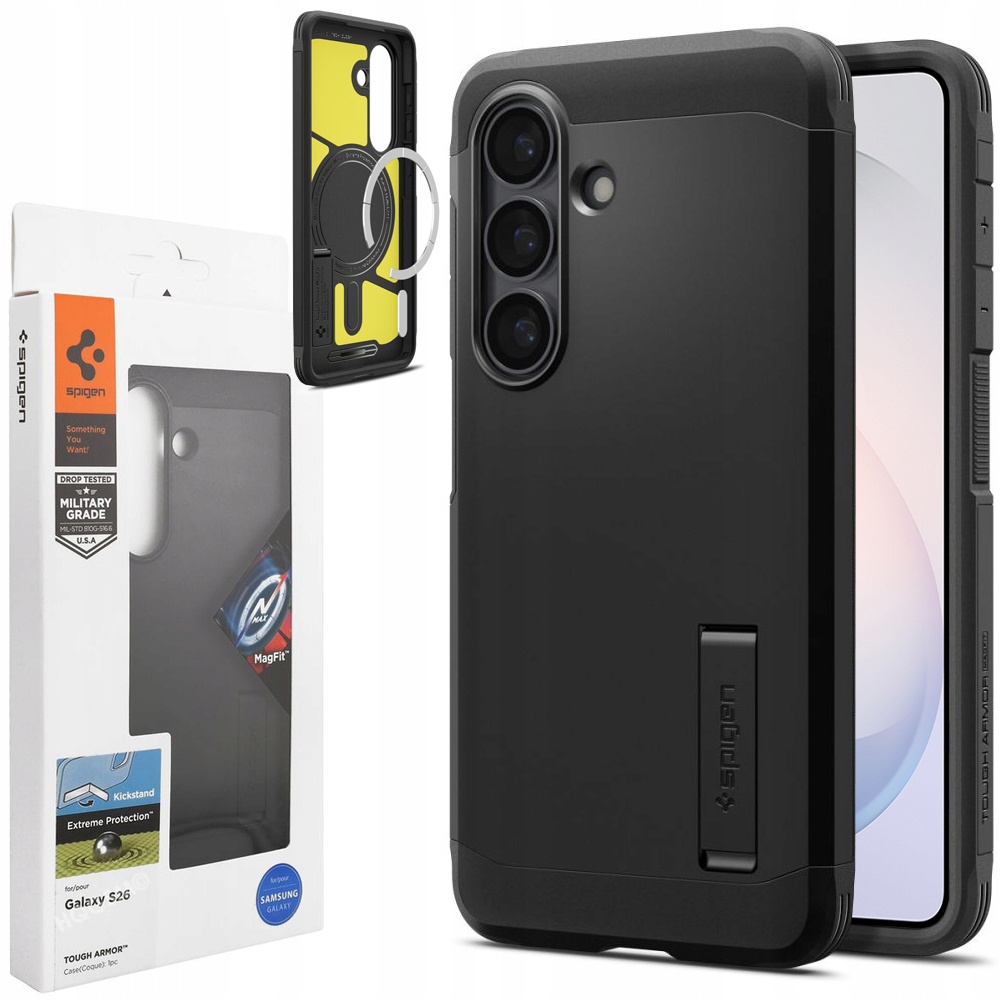 Pouzdro na Samsung Galaxy S26, Spigen, magnetické, odolné zadní kryt