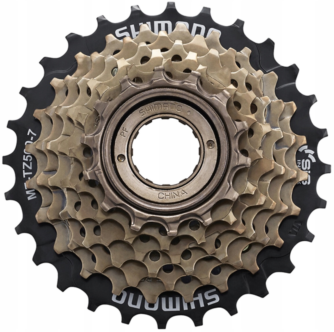 Zestaw wolnobieg z łańcuchem SHIMANO wolnobieg 7rz. 14-28T łańcuch HG40 Kod producenta MF-TZ500-7 + ŁAŃCUCH SHIMANO CN-HG40