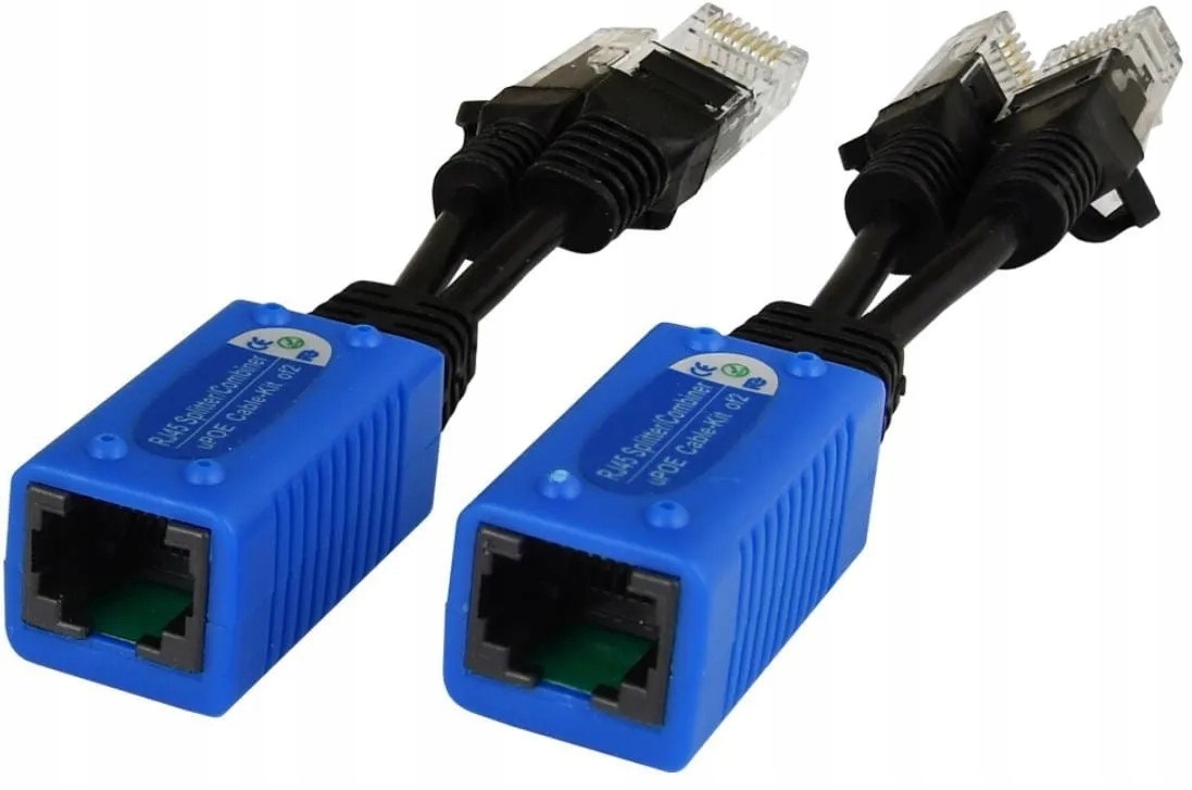 

Splitter 2xRJ45 Wtyk 1xRJ45 Gniazdo P-POE2 Pulsar