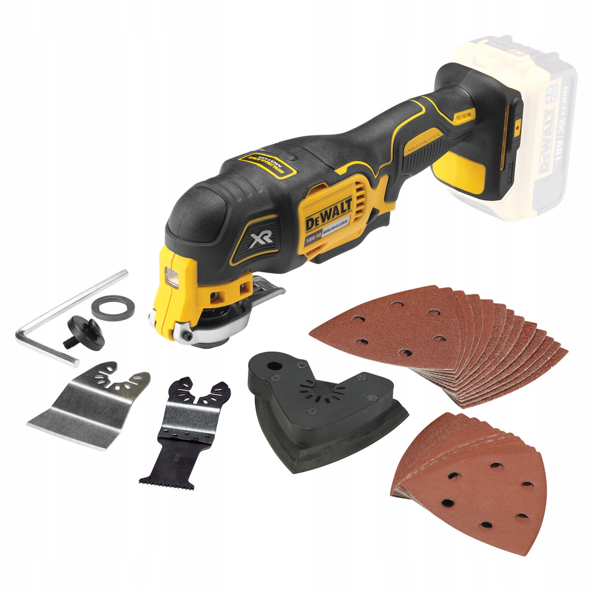 Akumulátorová multifunkční bruska DeWalt DCS355N-XJ