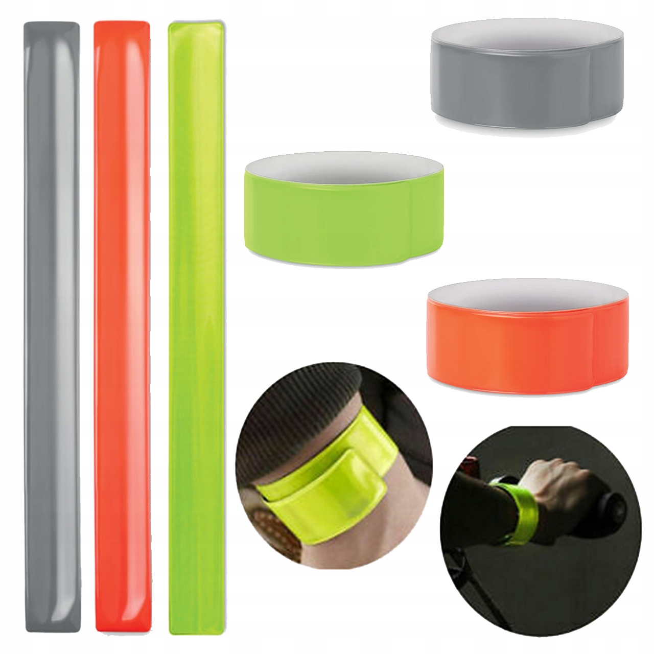 OPASKA ODBLASKOWA RAMIĘ RĘKĘ ROWER SAMOZACISKUJĄCA ŻÓŁTA Cechy dodatkowe regulacja