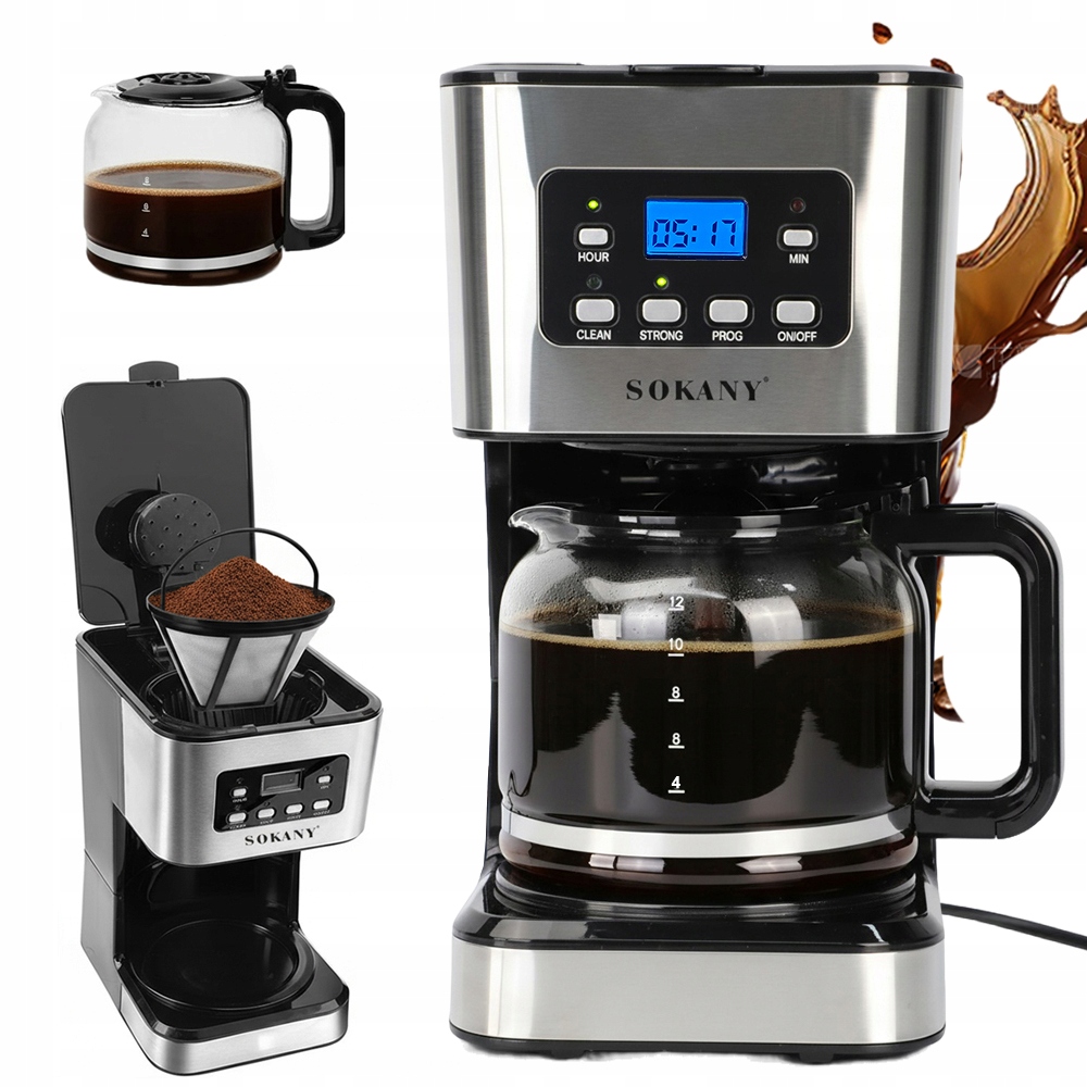 Kávovar Automatické vypnutí Funkce udržování teploty