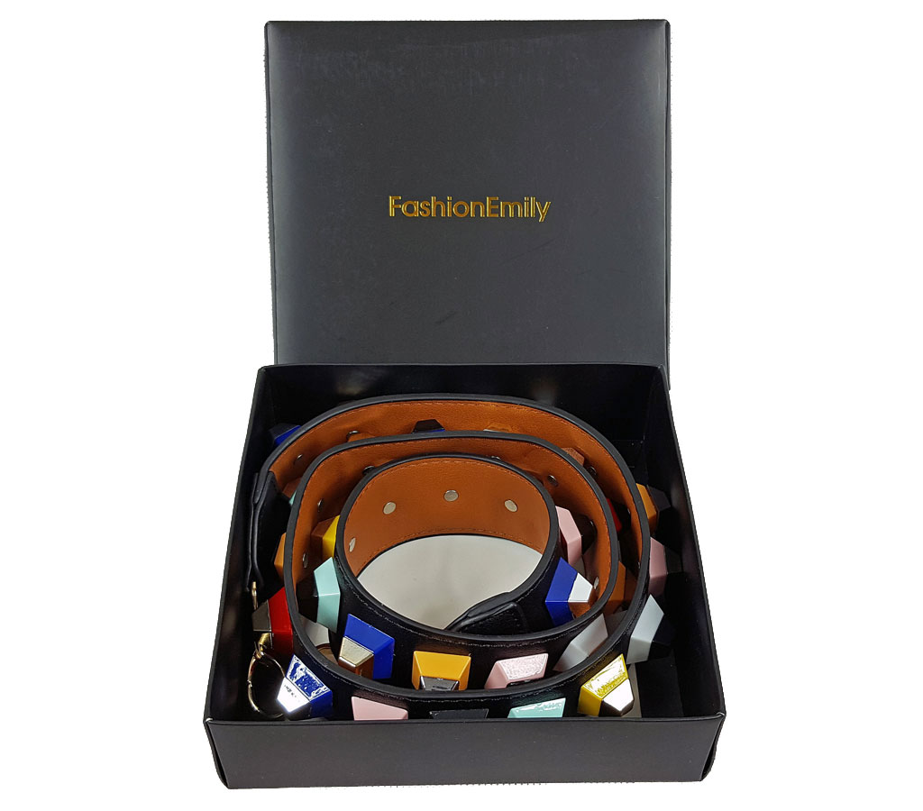 

Aztecki Kolorowy Pasek Do Torebki Piramidy 3D Boho