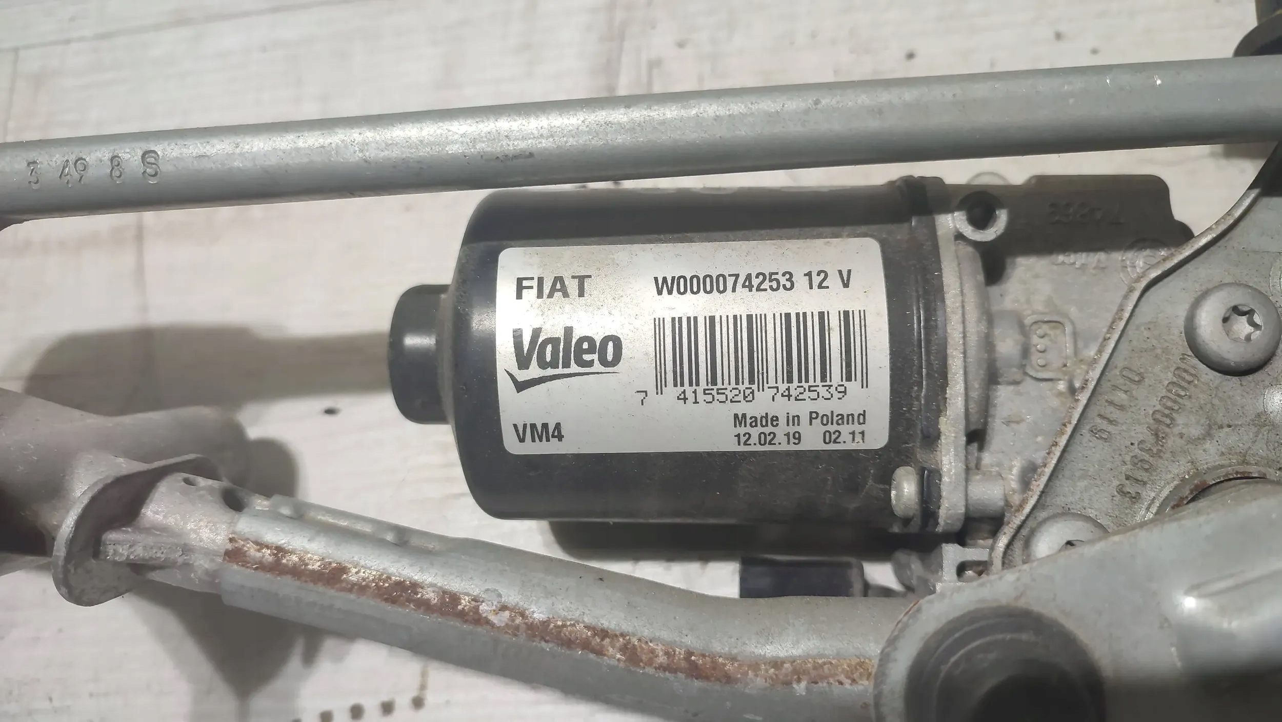 Fiat Tipo II HB 19r. 1.4 wiper mechanism front