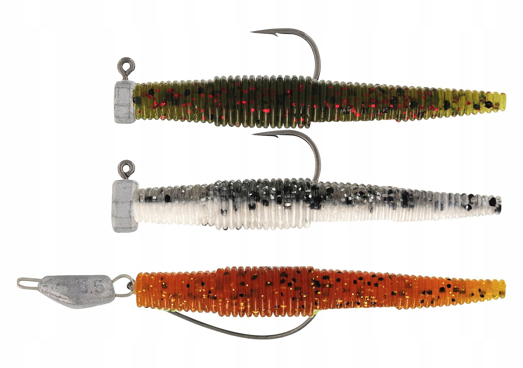 Gumy Westin Ned Worm Rnr Clear Water MIX 22