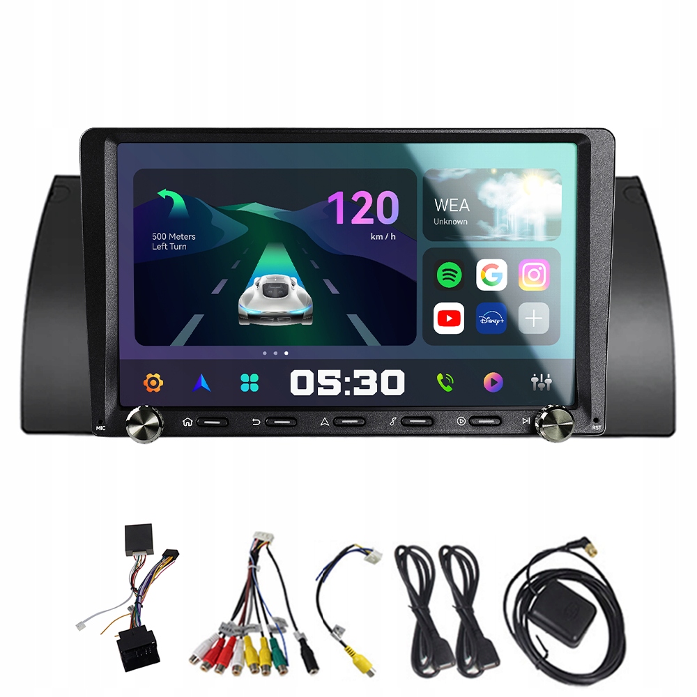 2Din Android 13 autorádio pre Bmw radu 5 E39 X5 M5 1995-2003 Carplay Gps