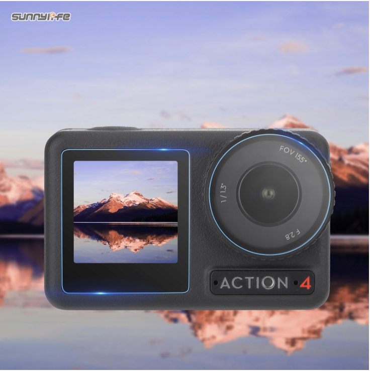 Szkło Hartowane 9H do DJI OSMO Action 4 - 3 szt. Kod producenta OA4-BHM667-1