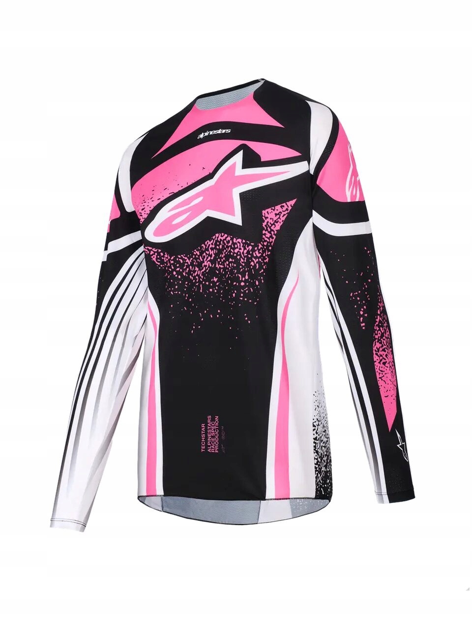 Mikina Alpinestars 4W Stella Techstar Nomur čierna/wh/fuchsia M