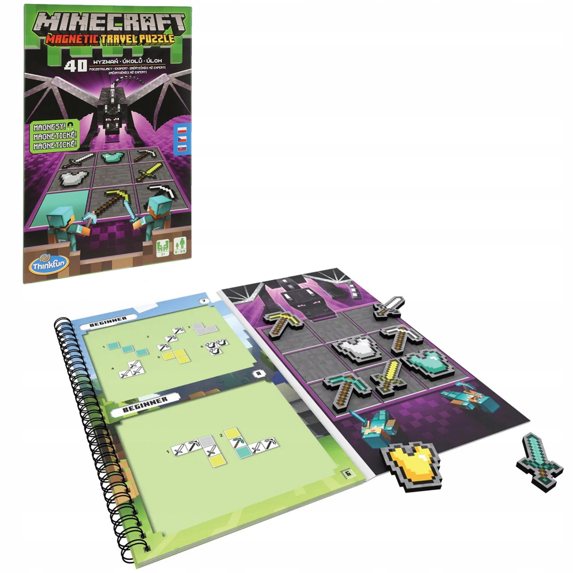 

Minecraft Gra Magnetyczna Łamigówka Podróżna Pl