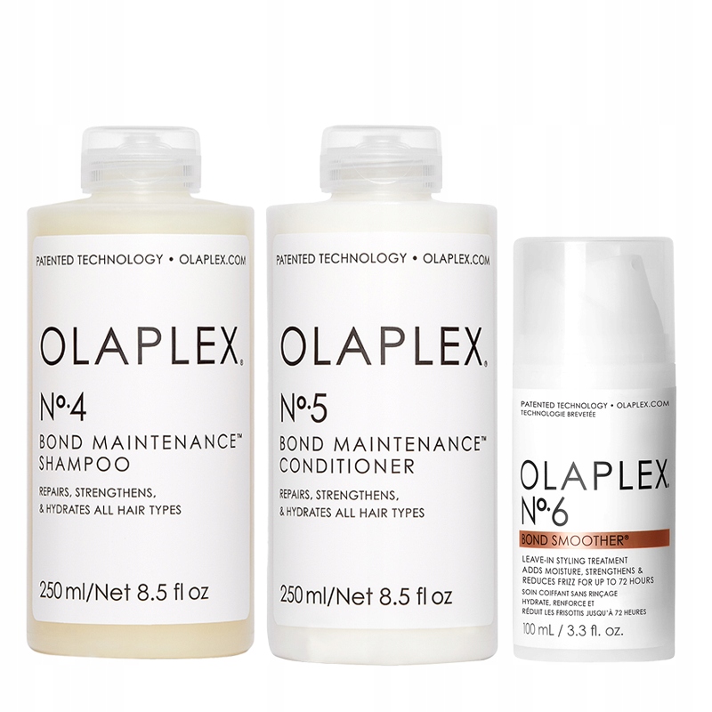 Olaplex šampon No.4 kondicionér No.5 krém No.6