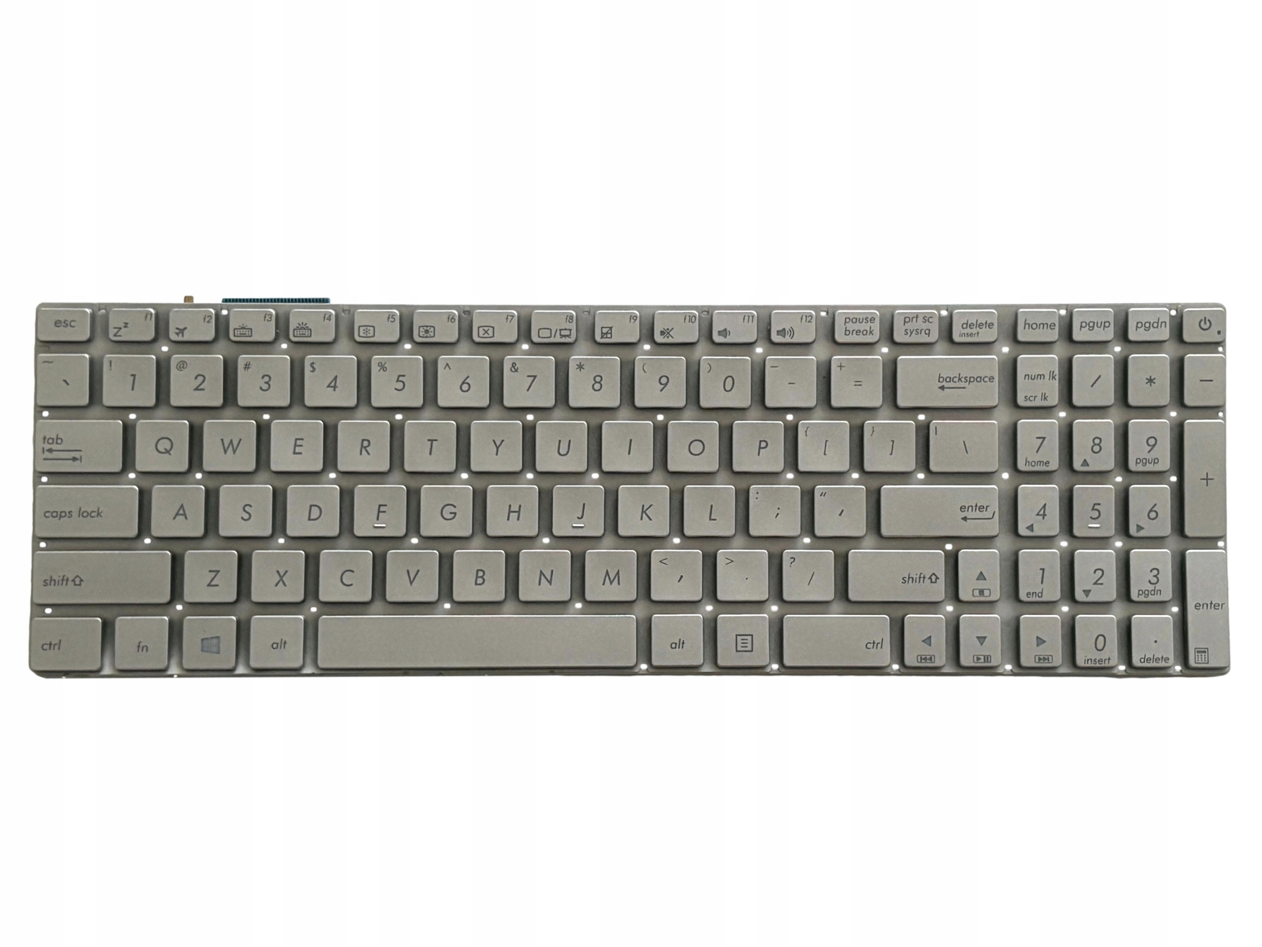 Klawiatura Do Asus N551 N551JQ N751 N751JM G551 G551JK G771 Led Srebrna