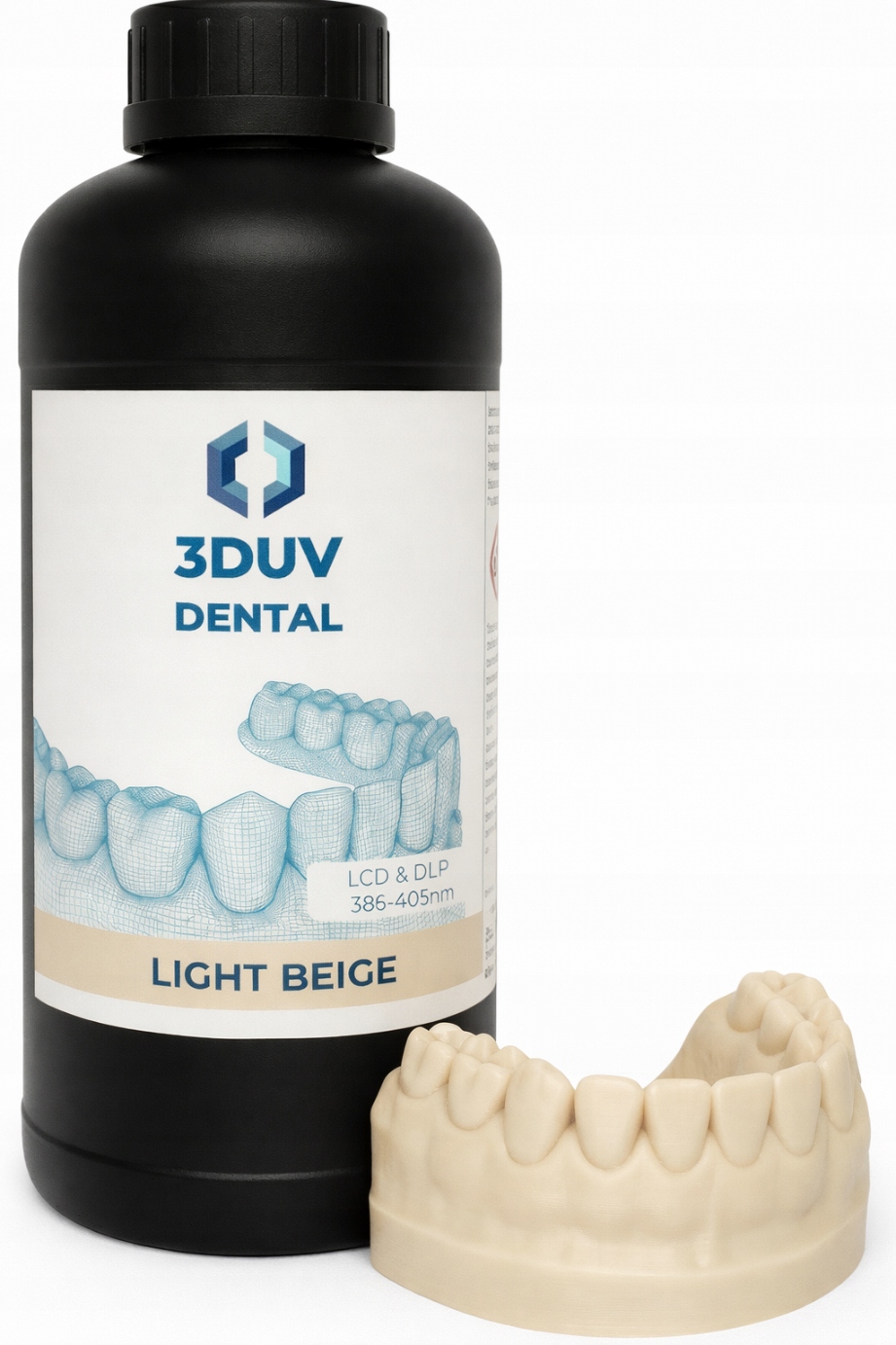 Żywica Uv dentystyczna 3DUV Dental Light Beige 1kg 1l do Drukarki 3D