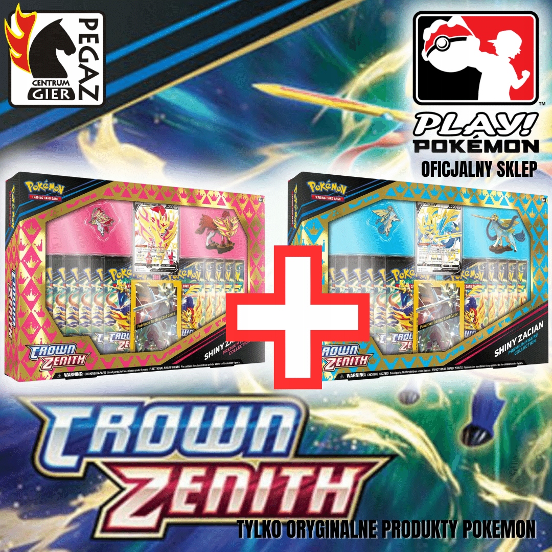 Pokemon TCG: Crown Zenith Zamazenta & Zacian SET 2