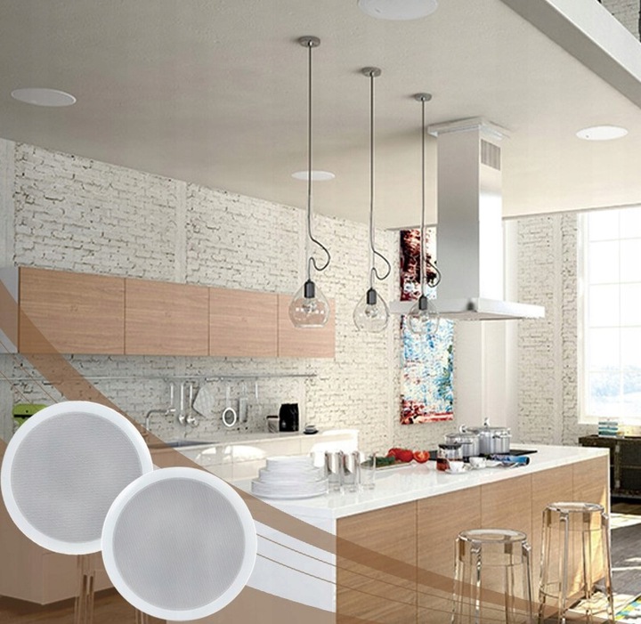 Głośnik instalacyjny sufitowy 6,5'' SPB6 100V Liczba sztuk 1 szt.