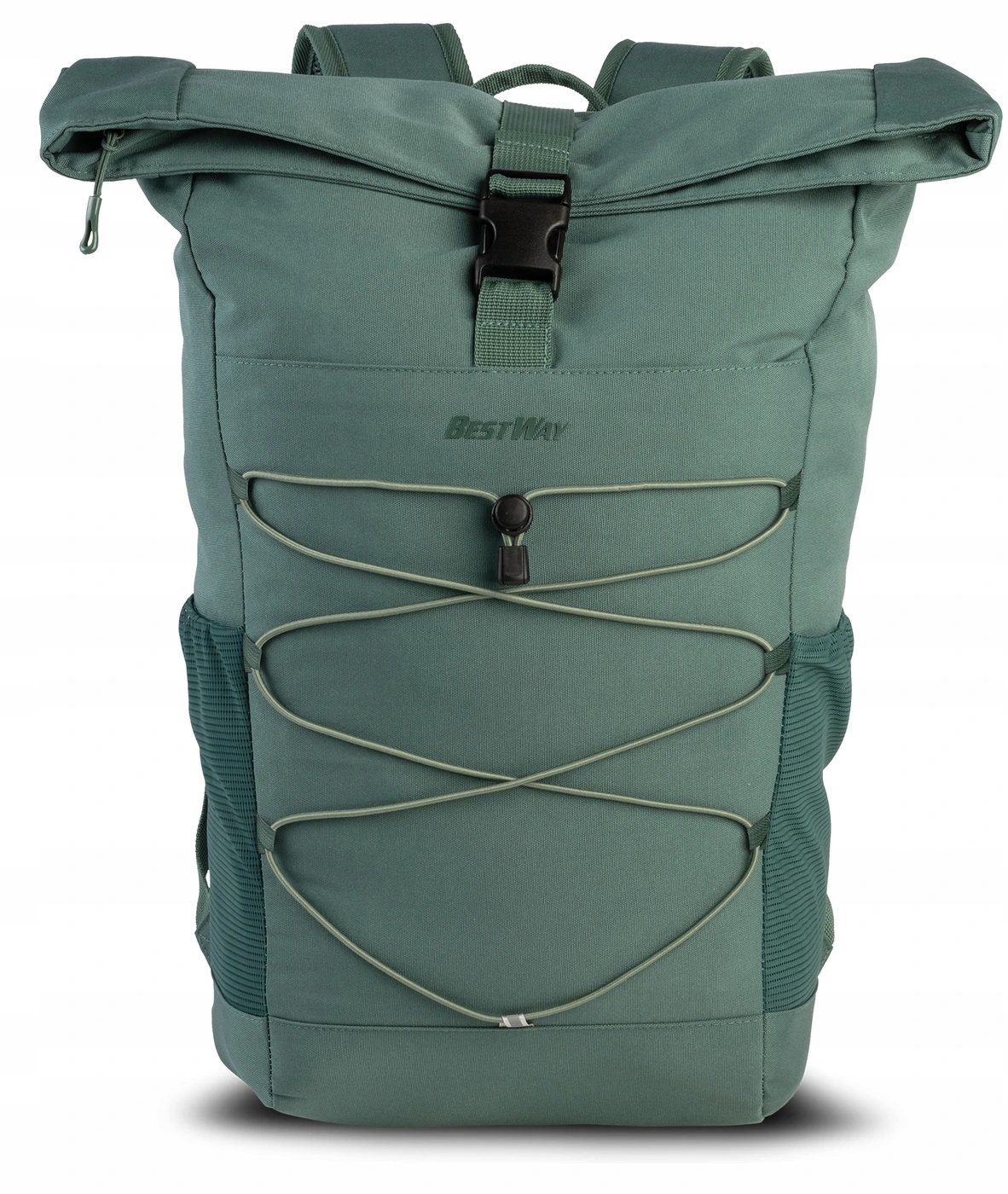 Roll top batoh BestWay Urban 48x30x15, 26 L šedozelený