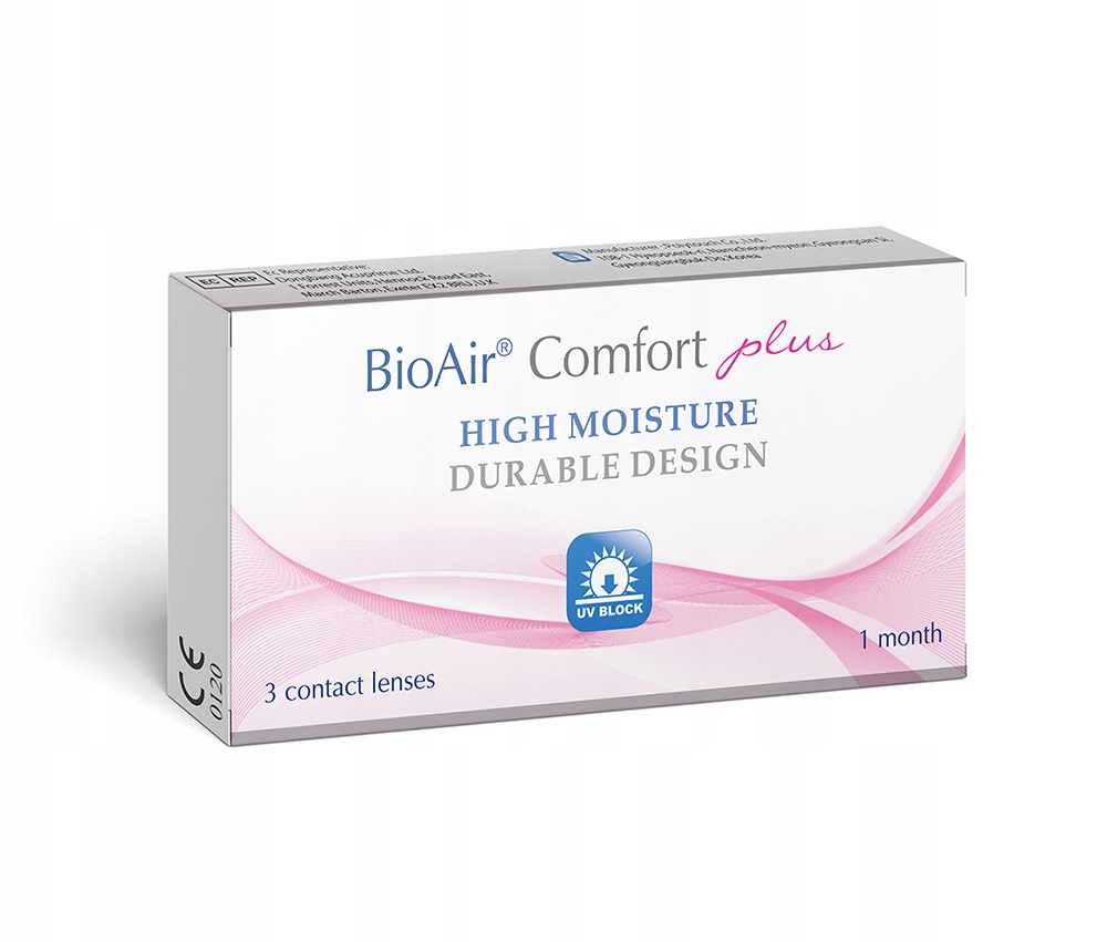 

Soczewki kontaktowe BioAir Comfort Plus 3szt.