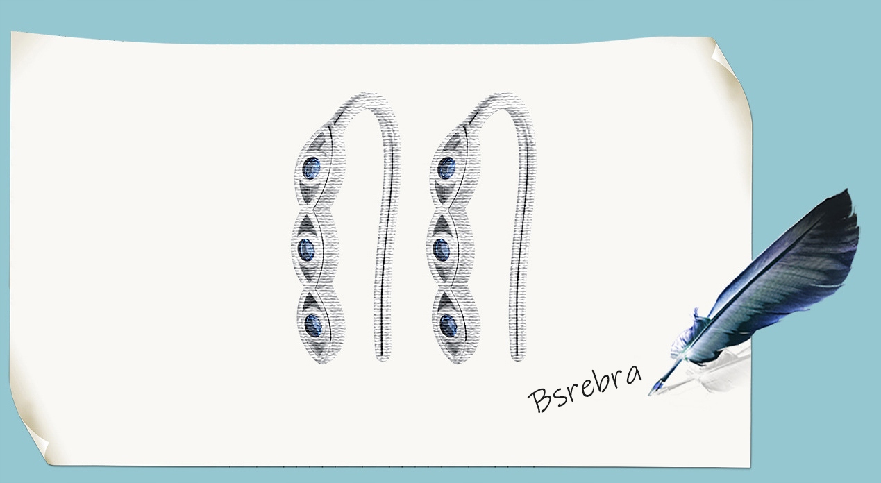 Kolczyki Srebrne PRÓBA 925 KOLCZYKI SREBRO Sztyfty Rodowane Materiał srebro