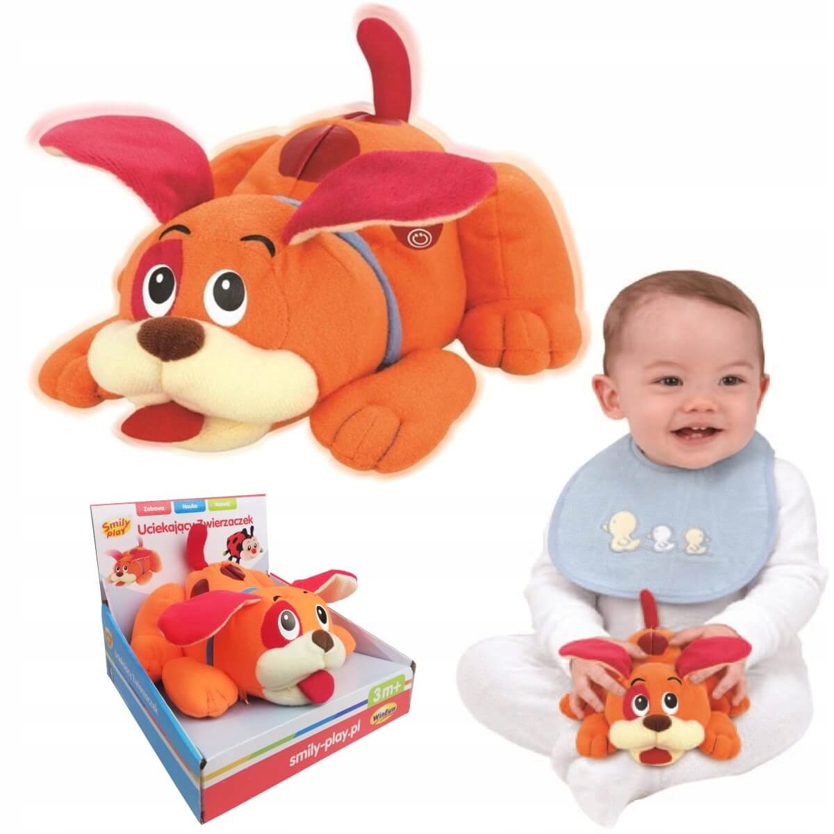 SMILY UCIEKAJĄCY PIESEK DO RACZKOWANIA WIBRACJE EAN (GTIN) 5905375805241