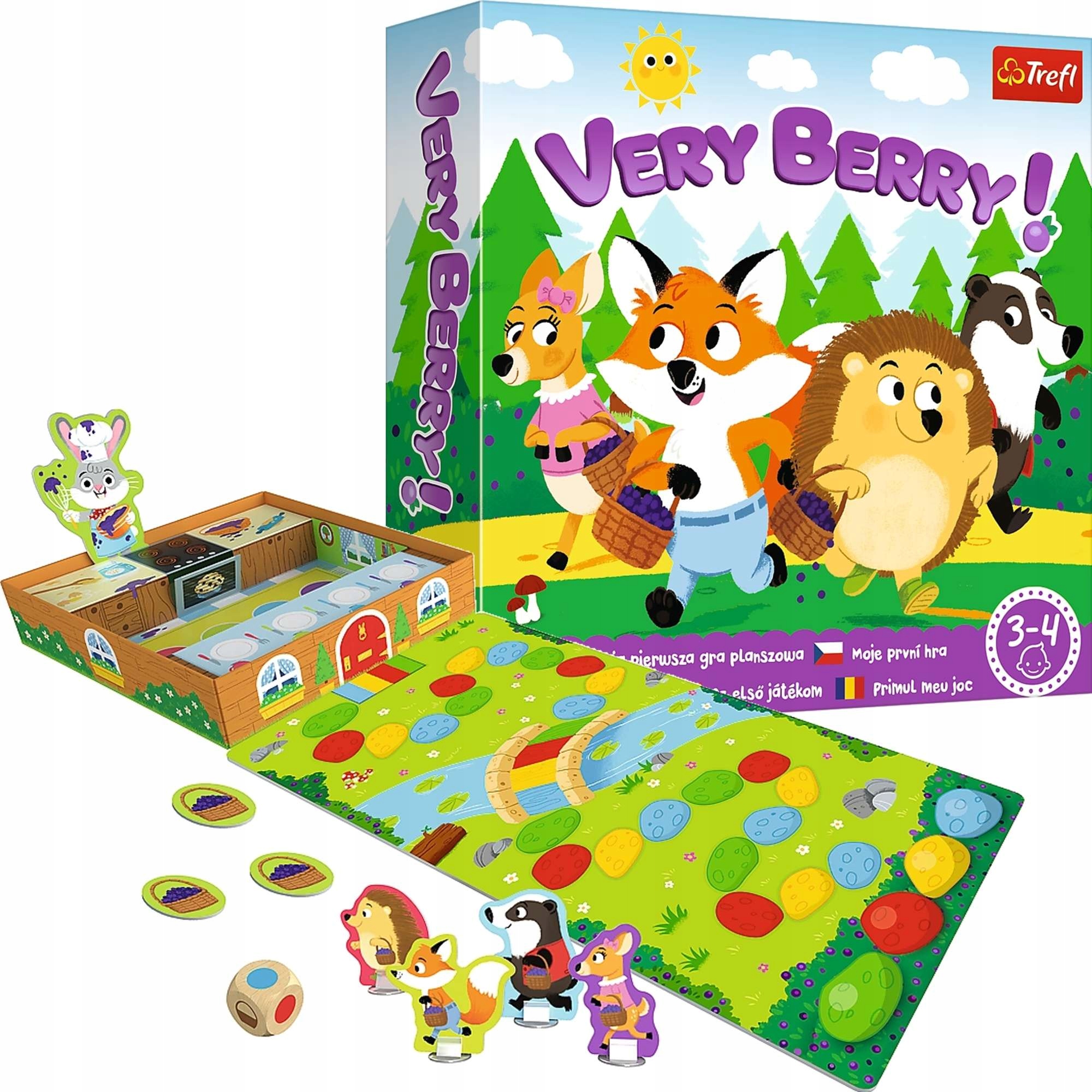 

Moja Pierwsza Gra Planszowa Very Berry! Trefl