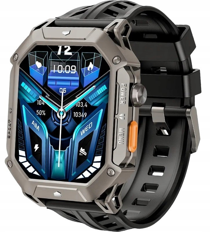 Chytré Hodinky Pánské Rubicon RNCF24-2 Šedé