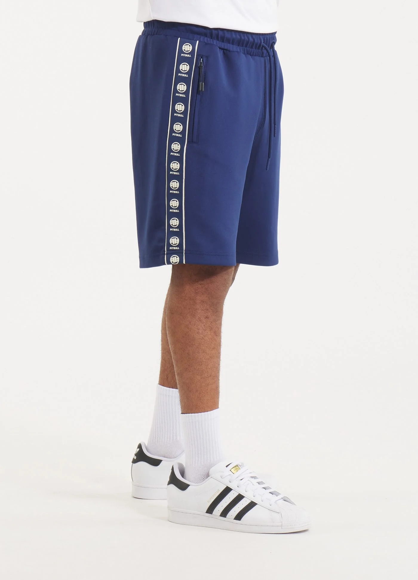 Dresové šortky Pit Bull Oldschool "powers" vel. L modré