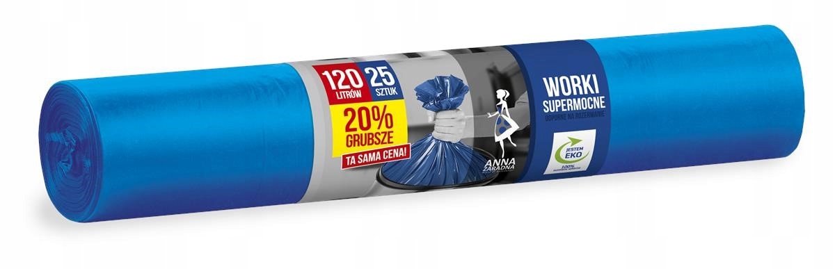 

Worki na śmieci Supermocne 120L 25szt Anna Zaradna