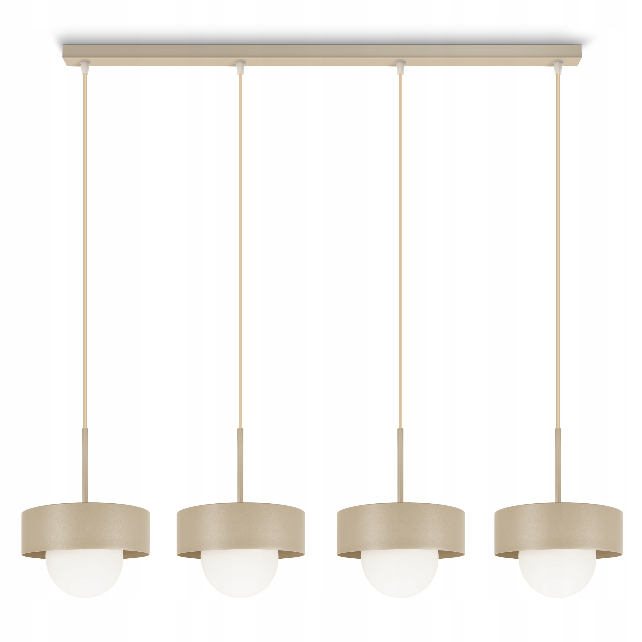Závěsná stropní lampa Lustr Loft Béžová G9 Skleněné koule Modern Luxolar