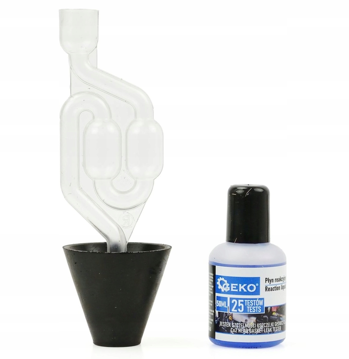 TESTER SZCZELNOŚCI USZCZELKI GŁOWICY CO2 25testów Marka Geko