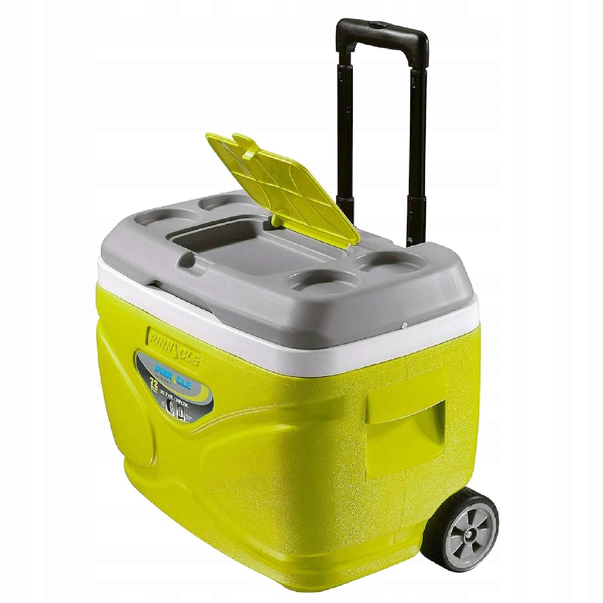 Turistická lednička na kolečkách s rukojetí Pinnacle TPX3007 30L zelená párty