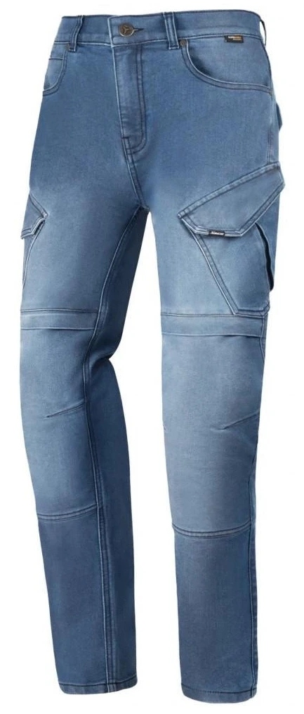 Seca Squadron Modré Džínsy Pánske Motocyklové Nohavice Modré