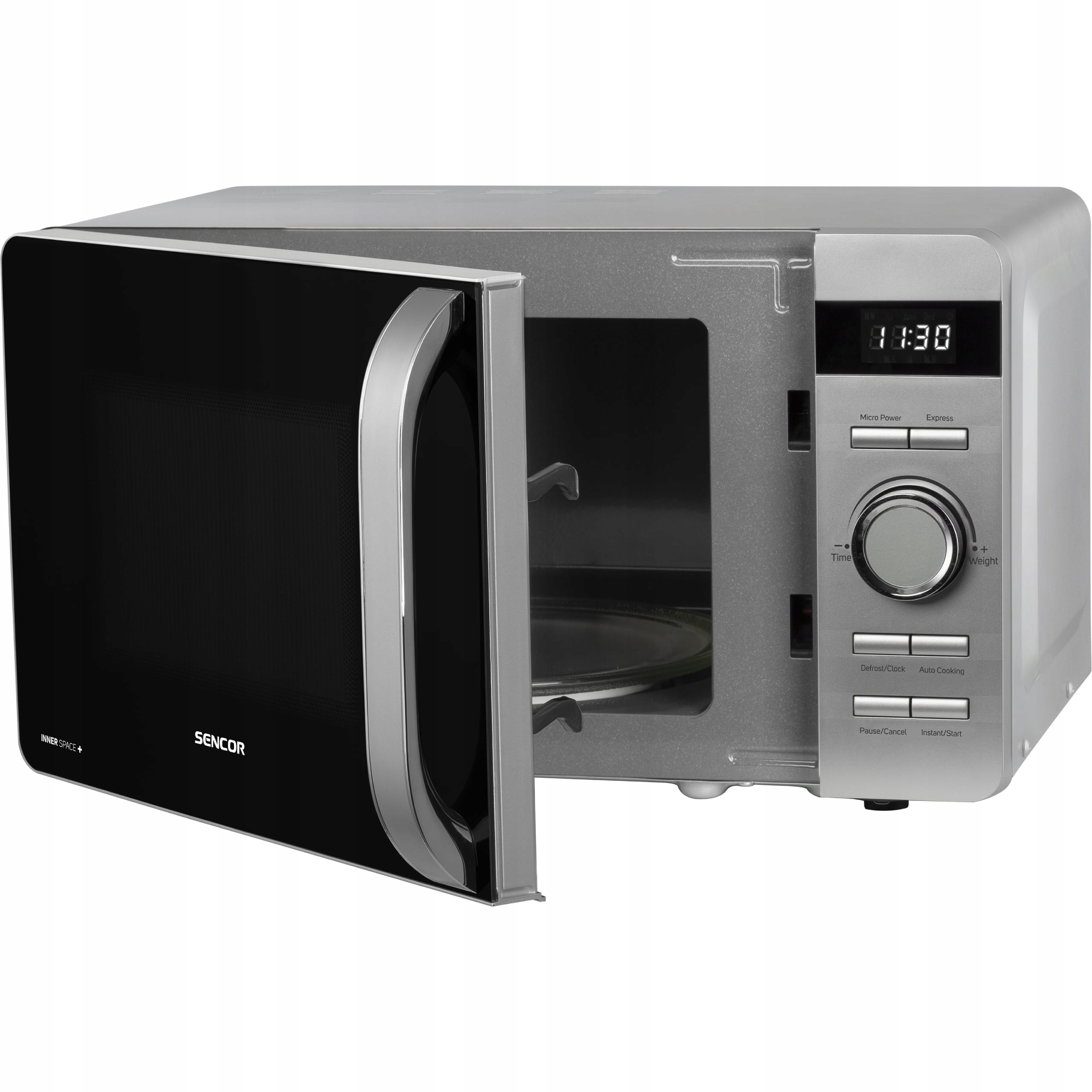 Kuchenka Mikrofalowa Mikrofalówka Sencor Smw 5217SL 17L 800W Srebrna