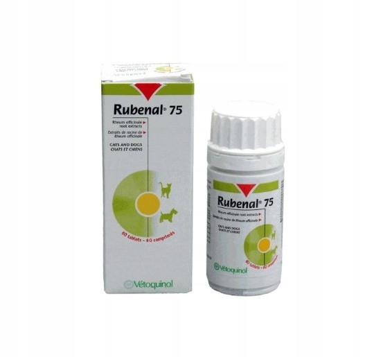 Rubenal 75 60 tabletek preparat wspomagający pracę nerek u psa i kota
