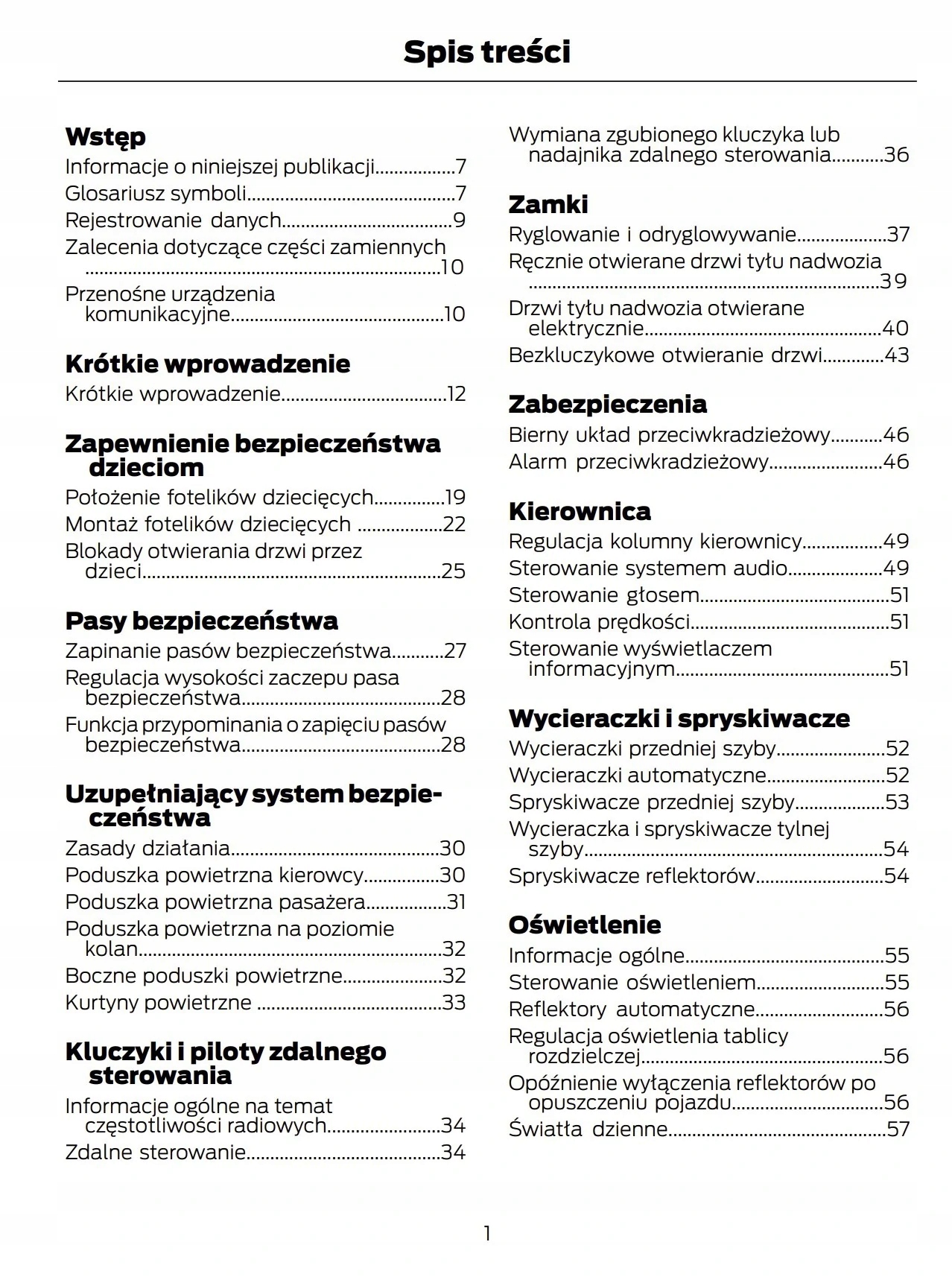 Ford Kuga od 2013-2016 +Nawi Instrukcja Obsługi Marka Ford