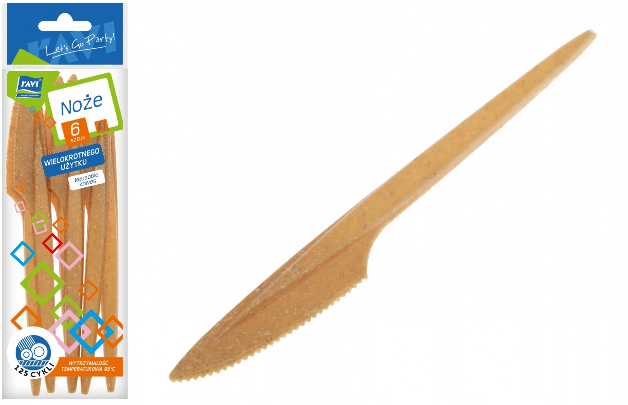 

Noże Wielokrotnego Użytku Grillowe Drew 6szt