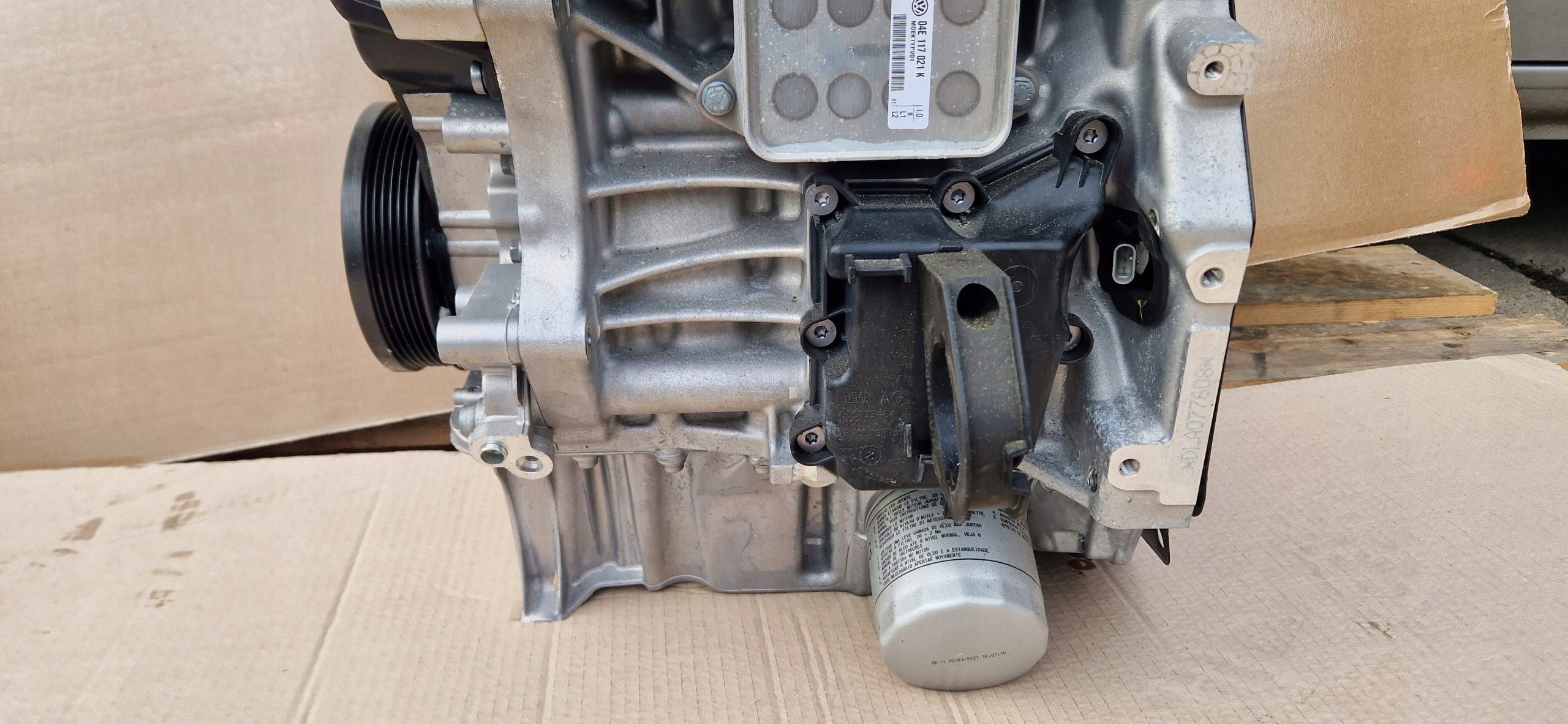 engine DLA 1.0 TSI VW SKODA AUDI as new 6 KM original
