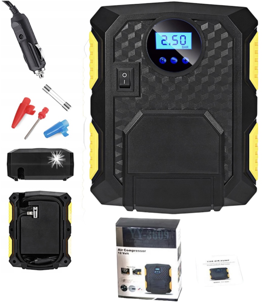 САМЫЙ МОЩНЫЙ АВТОМОБИЛЬНЫЙ КОМПРЕССОР TURBO 120W XXL