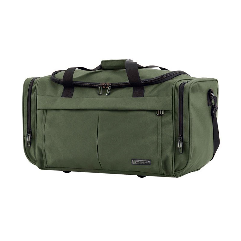 Średnia torba podróżna do ręki z bocznymi kieszeniami i paskiem 50l