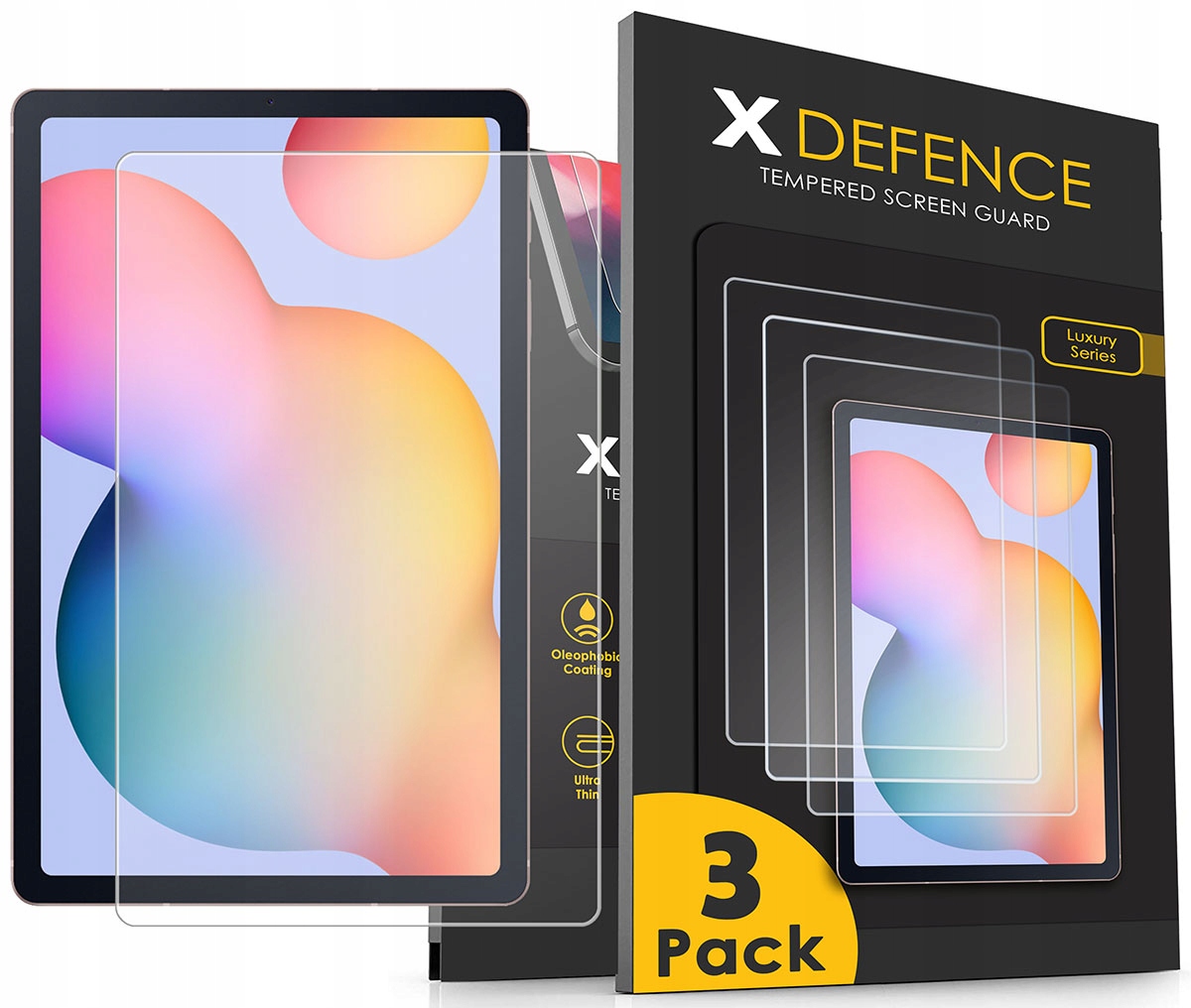 

3SZT Najmocniejsze Szkło Do Samsung Tab S6 Lite 10