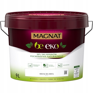 Farba akrylowa do betonu, sufitowa, ścienna Magnat 9 l biały mat