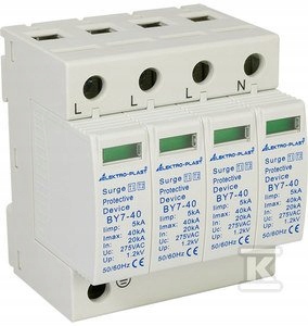 Ogr.przep.b+c 4P (T1+T2 Ac) BY7-40/4-275