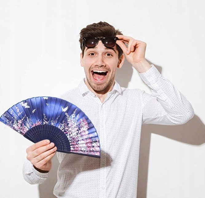 WACHLARZE JAPOŃSKIE SKŁADANE DLA KOBIET 4SZT. EAN (GTIN) 55444739426951