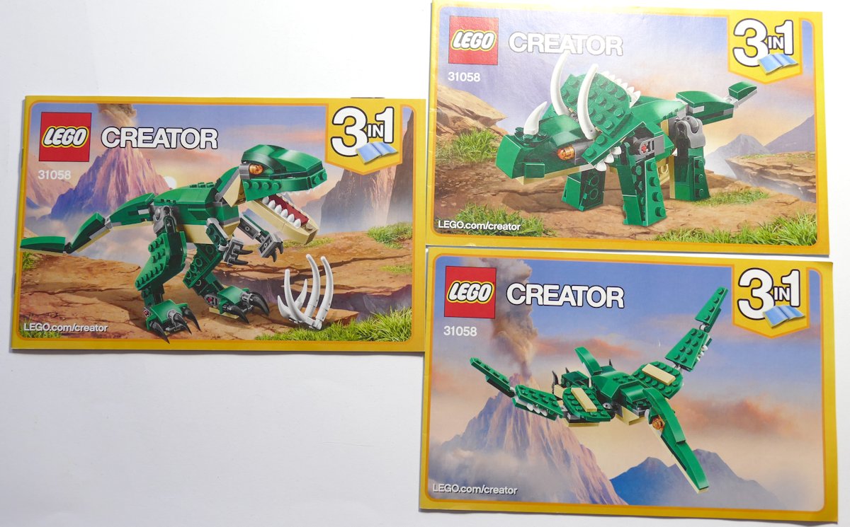 LEGO INSTRUKCJA CREATOR 31058 Potężne dinozaury