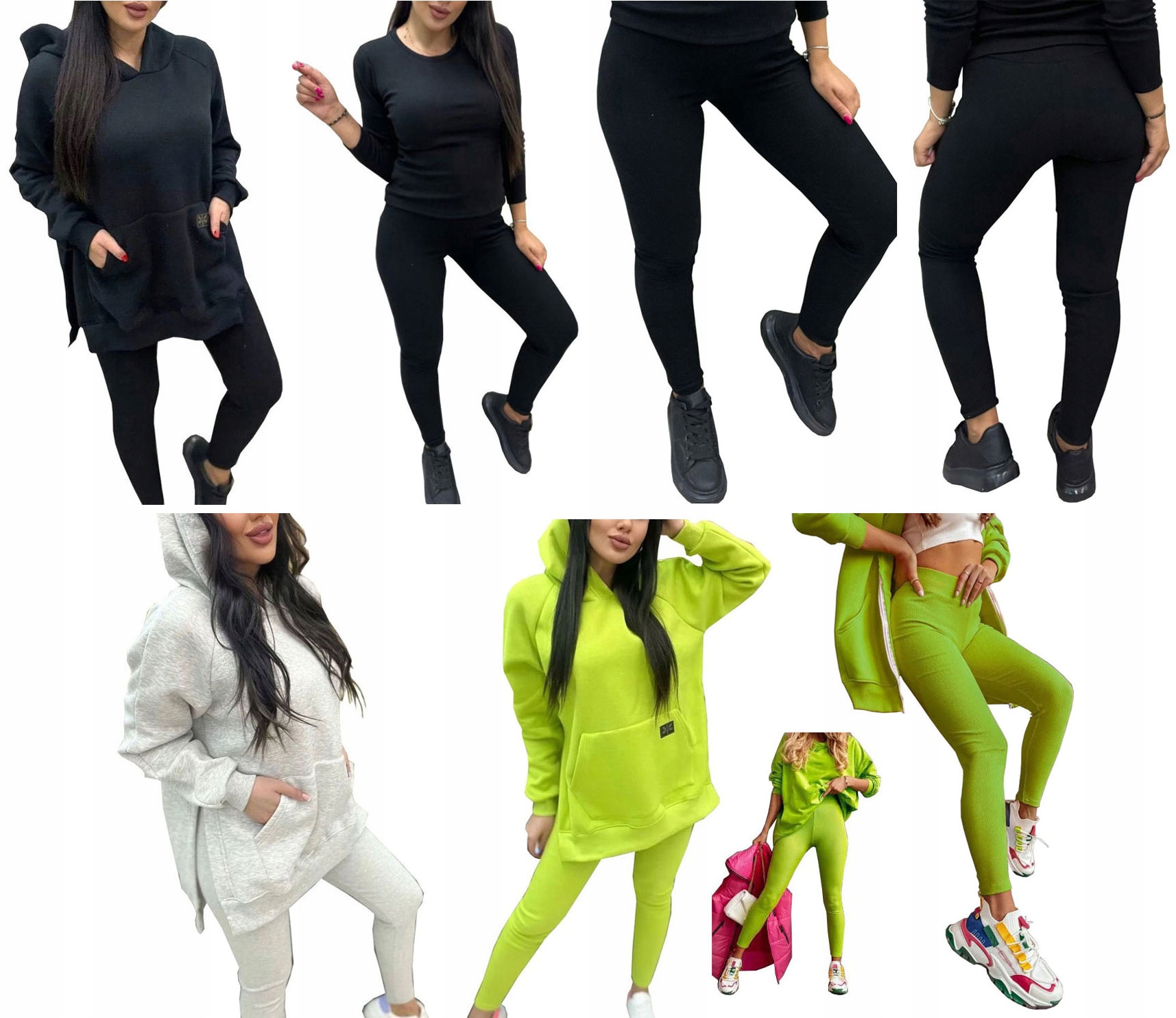 LEGGINSY PRĄŻKOWANE GETRY W PRĄŻKI SPODNIE RURKI S Rodzaj klasyczne